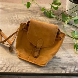 Crossbody leather purse